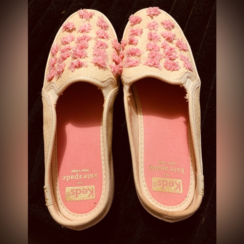 Keds x Kate Spade Pink Canvas Sneakers - Picture 3 of 5